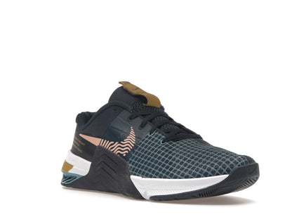 Nike Metcon 8 Armory Navy Obsidian Cerulean Arctic Orange