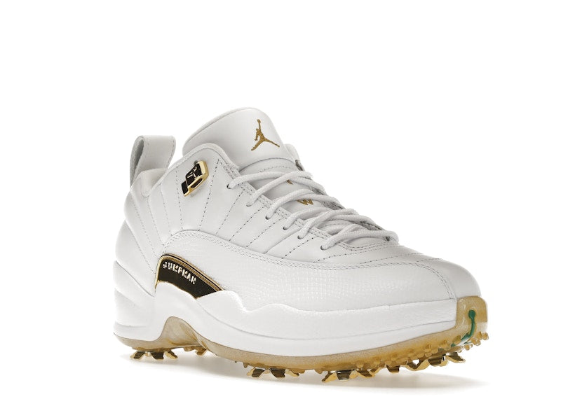 Jordan 12 Golf Metallic Gold