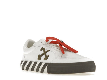 OFF-WHITE Vulcanized Low White Khaki Canvas