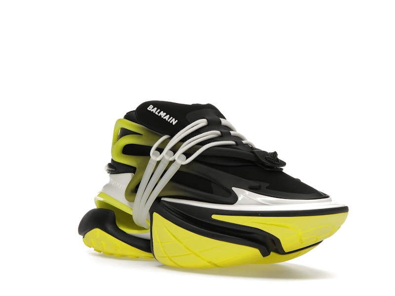 Balmain Unicorn Low-Top Black Yellow