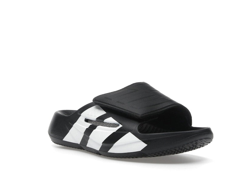 adidas Lightblaze Slides Black White