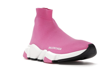 Balenciaga Speed Trainers Mid Pink White (Women's)