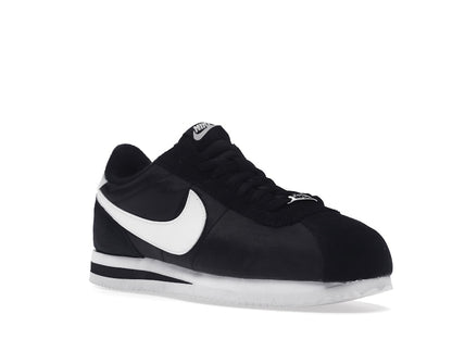 Nike Cortez Basic Nylon Black White-Metallic Silver
