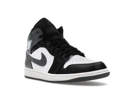 Jordan 1 Mid Black White Iron Grey
