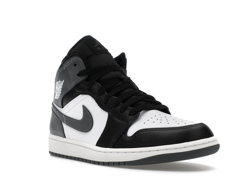 Jordan 1 Mid Black White Iron Grey