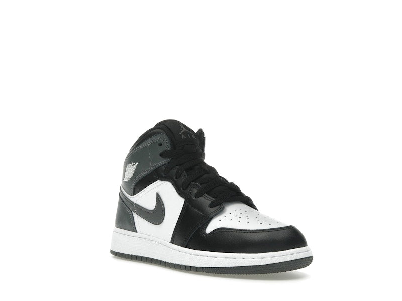 Jordan 1 Mid Black White Iron Grey (GS)
