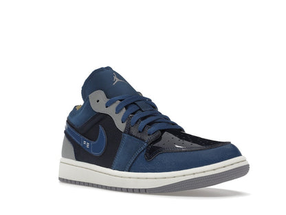 Jordan 1 Low SE Craft Obsidian French Blue Ashen Slate White
