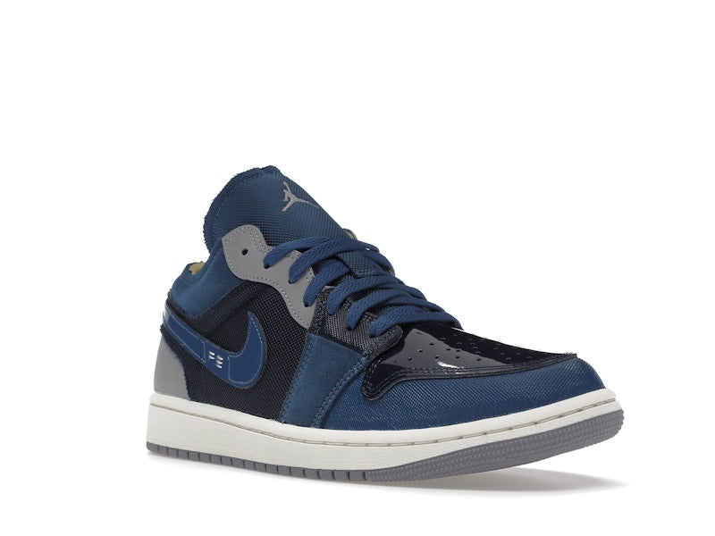 Jordan 1 Low SE Craft Obsidian French Blue Ashen Slate White