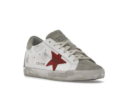 Golden Goose Super-Star White Grey Red (Women's)