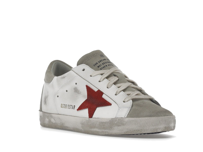Golden Goose Super-Star White Grey Red (Women's)