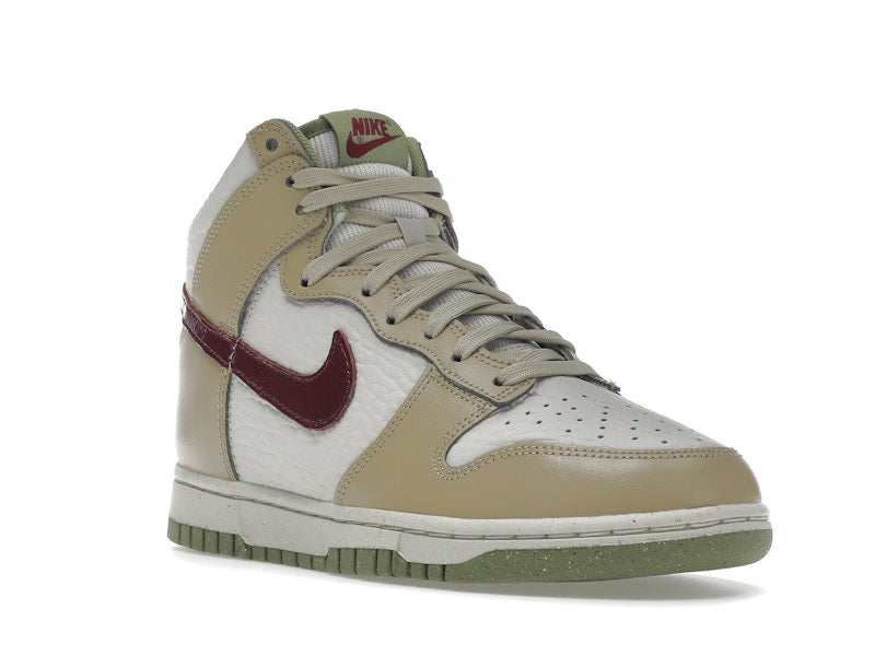Nike Dunk High Tumbled Tan White Brown (Women's)