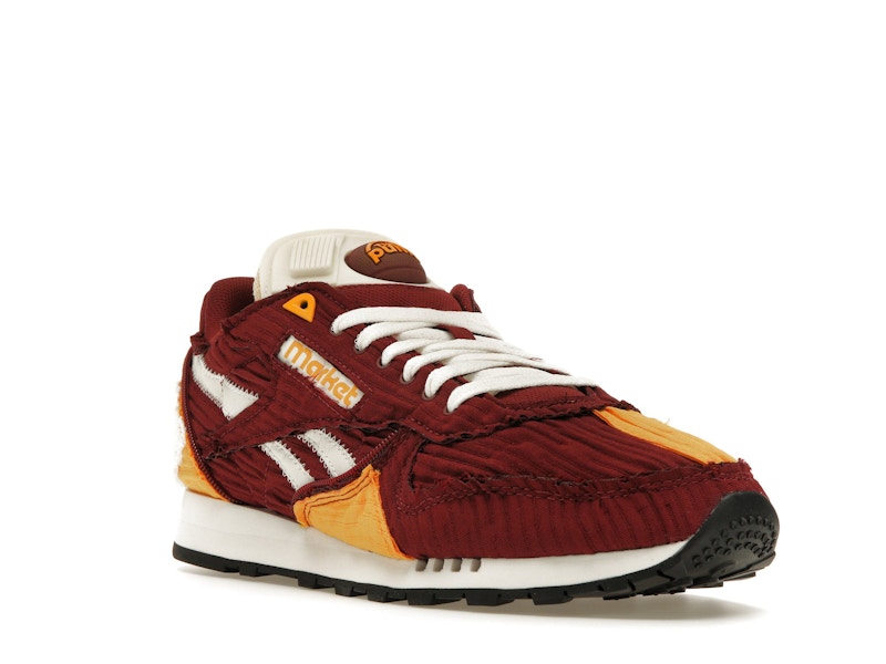 Reebok Classic Leather Pump Market Classic Burgundy