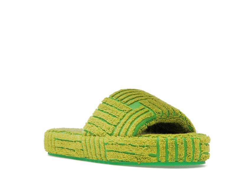 Bottega Veneta Resort Geometric Sandal Parakeet Kiwi