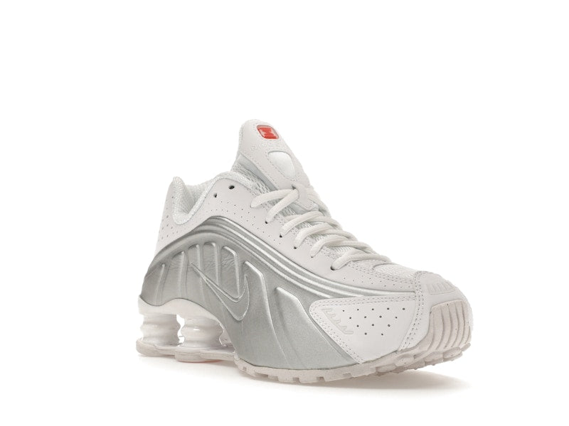 Nike Shox R4 White Metallic Silver (Women's)