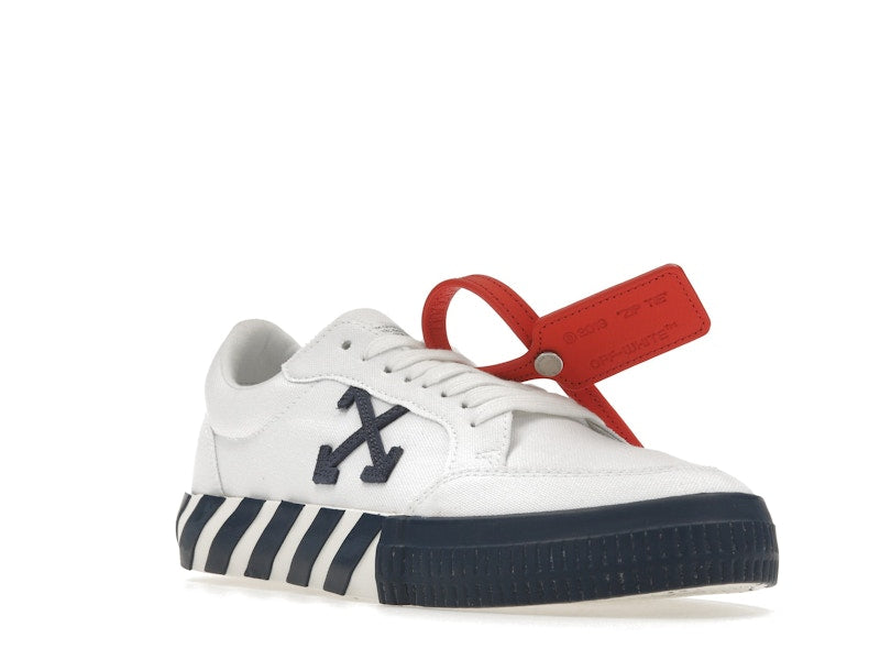 OFF-WHITE Vulcanized Low White Blue Canvas