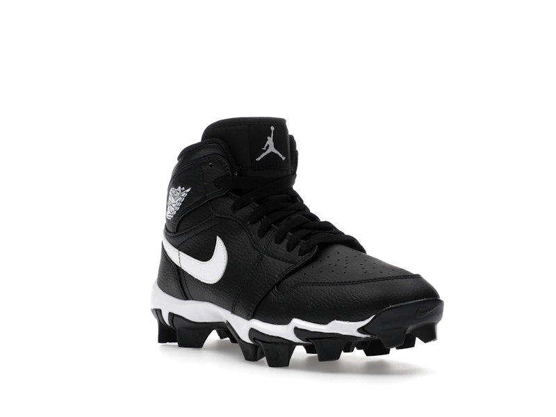 Jordan 1 Mid Cleat Black White (GS)