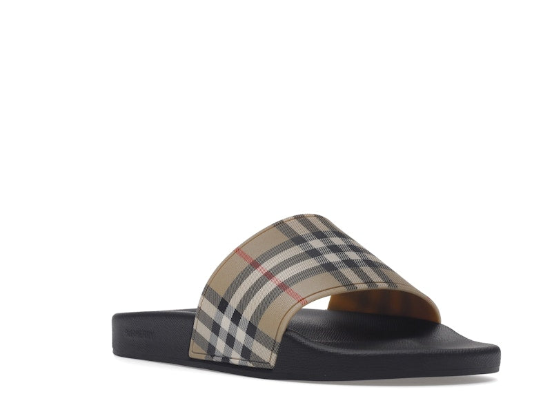 Burberry Vintage Check Slides Archive Beige