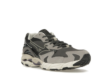 Mizuno Wave Rider 10 Dark Grey Lime Yellow