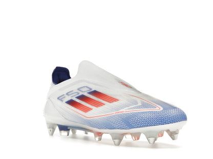 adidas F50 Elite Laceless SG Cloud White Solar Red Lucid Blue