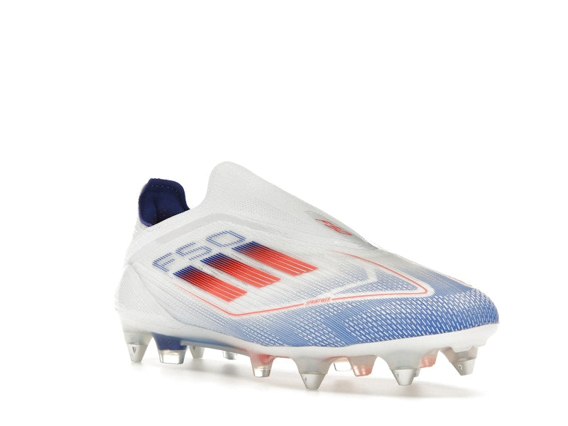adidas F50 Elite Laceless SG Cloud White Solar Red Lucid Blue