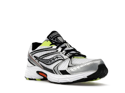 Saucony Grid Ride Millennium White Silver Lime Orange