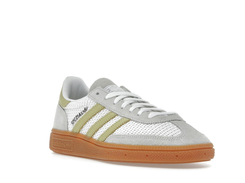 adidas Handball Spezial White Powder Yellow (Women's)
