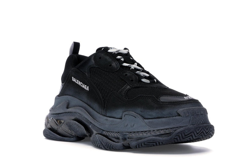 Balenciaga Triple S Clear Sole Black