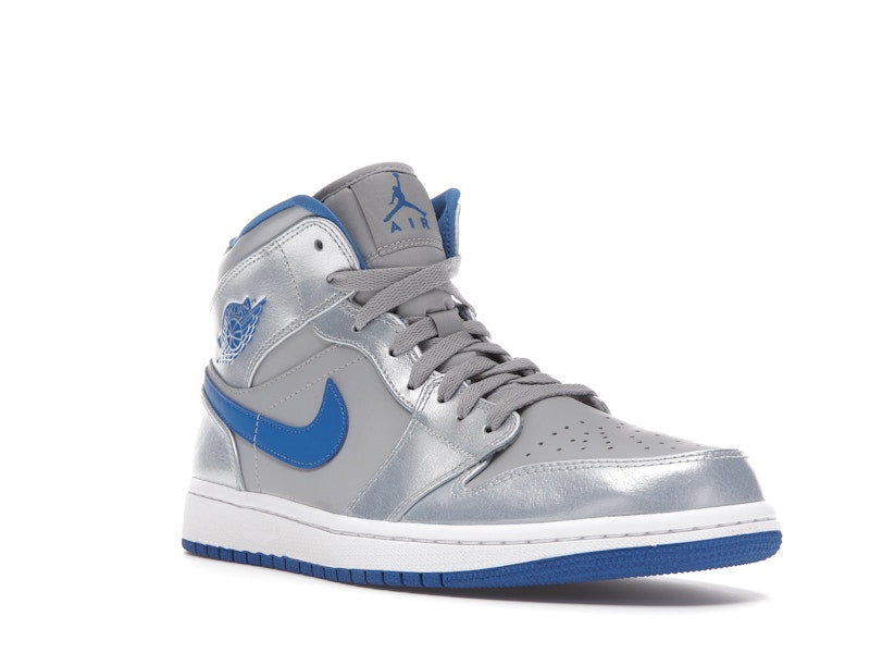 Jordan 1 Mid Wolf Grey Sport Blue
