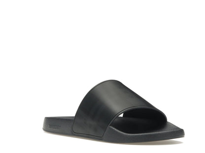 Burberry Embossed Logo Slides Dark Blue