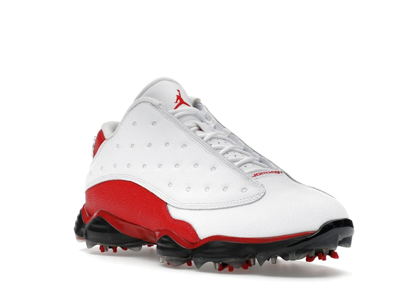 Jordan 13 Retro Golf Cleat White Red