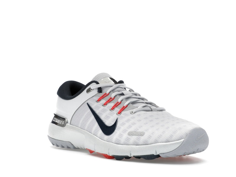 Nike Free Golf Pure Platinum Light Crimson Wolf Grey Armory Navy