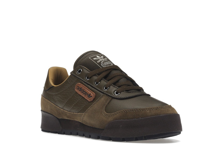 adidas Carnforth SPZL Trace Olive Golden Beige Dark Brown