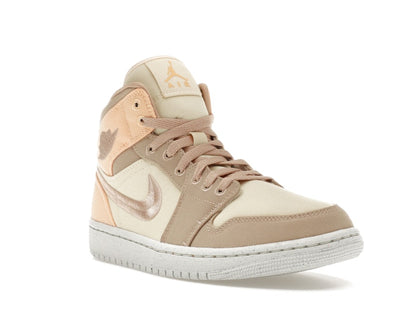 Jordan 1 Mid SE Canvas Khaki (Women's)