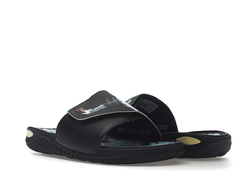 adidas Reptossage Hook-And-Loop Slides Yu-Gi-Oh! Blue Eyes White Dragon