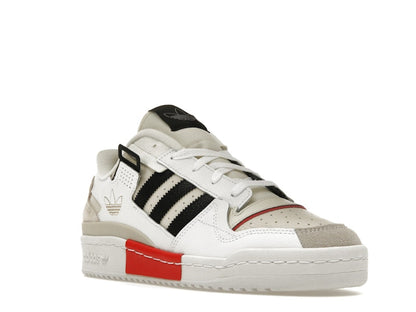 adidas Forum Exhibit Low White Vivid Red