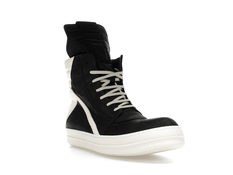 Rick Owens Geobasket High Black Milk