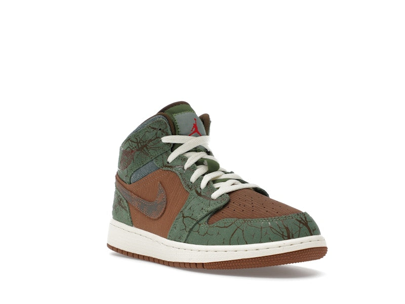 Jordan 1 Mid Treeline (GS)