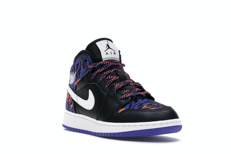 Jordan 1 Mid Multi-Color Tiger Stripe (GS)