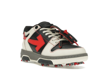 OFF-WHITE Out Of Office OOO Low Tops Golf Paris Hilinski Red Black