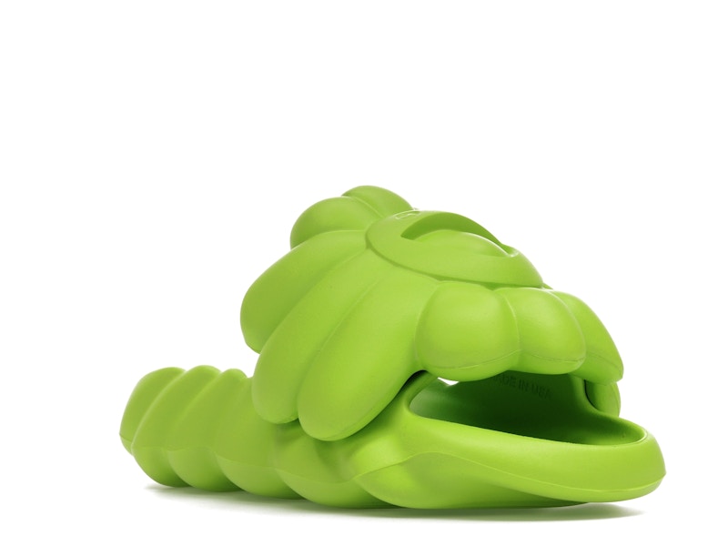 Takashi Murakami Ohana Full-Bloom Slide Lime Zest