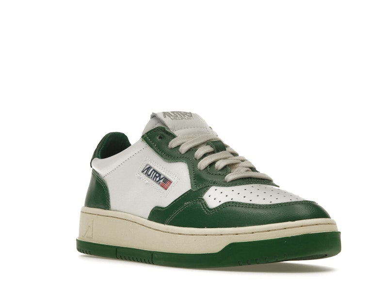 Autry Medalist Leather Low Green White