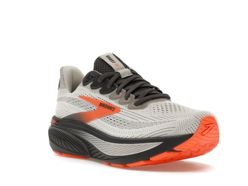 Brooks Ghost 17 Oyster Mushroom Orange Ebony