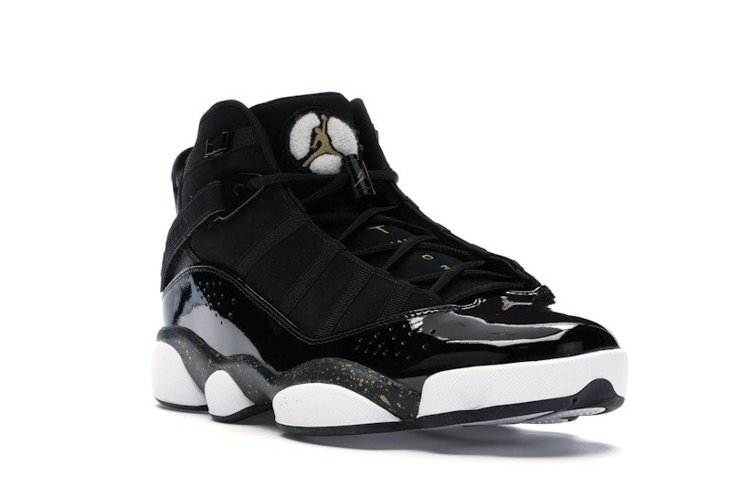 Jordan 6 Rings Black Metallic Gold White