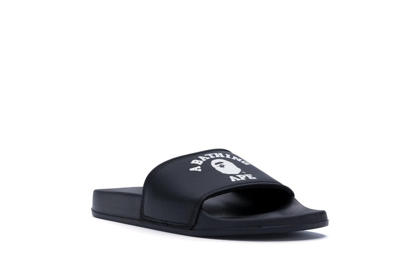 BAPE College Slide Sandals Black
