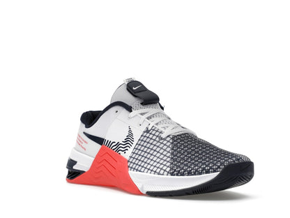 Nike Metcon 8 White Crimson Obsidian