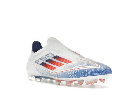 adidas F50 Elite Laceless FG Cloud White Solar Red Lucid Blue