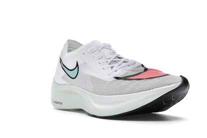 Nike ZoomX Vaporfly Next% White Hyper Jade Flash Crimson