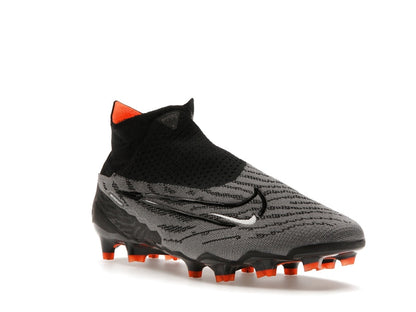 Nike Gripknit Phantom GX Elite Dynamic Fit FG Black Dark Smoke Grey Total Orange
