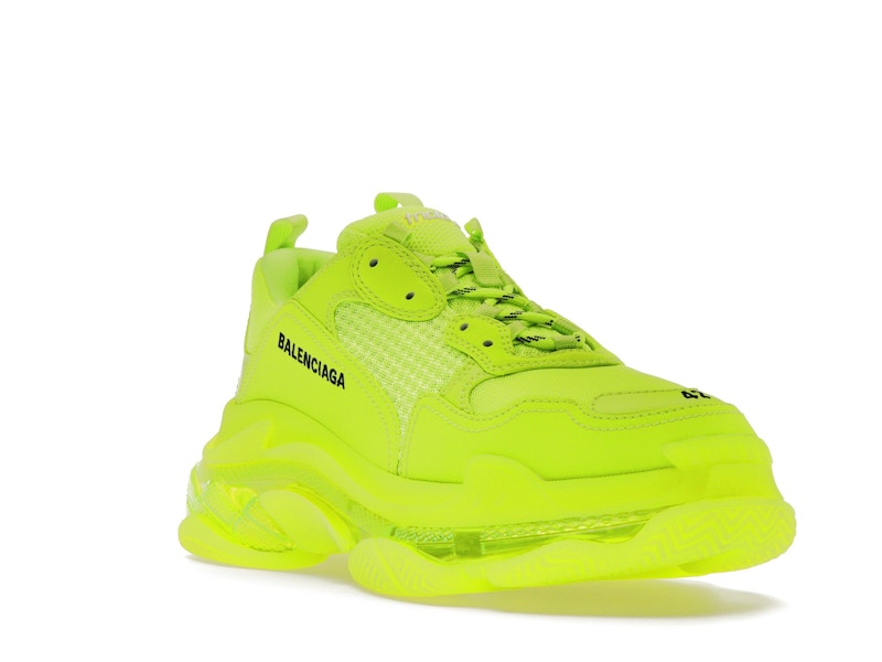 Balenciaga Triple S Clear Sole Fluo Yellow