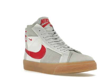 Nike SB Zoom Blazer Mid Premium Deconstructed White University Red Gum